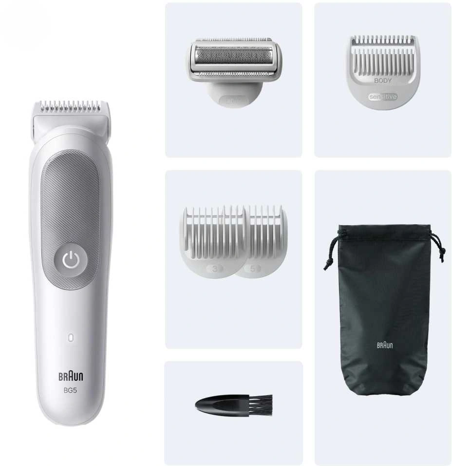 Триммер Braun Series 5 BG5550 серый (насадок в компл:4шт) — миниатюра 2