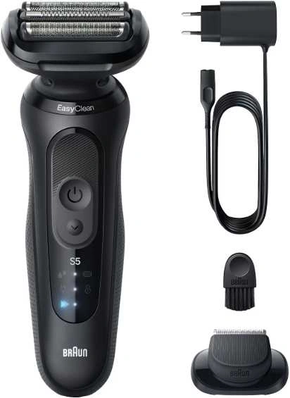 Бритва сетчатая Braun 52-N1200s реж.эл.:3 питан.:аккум. черный — миниатюра 2
