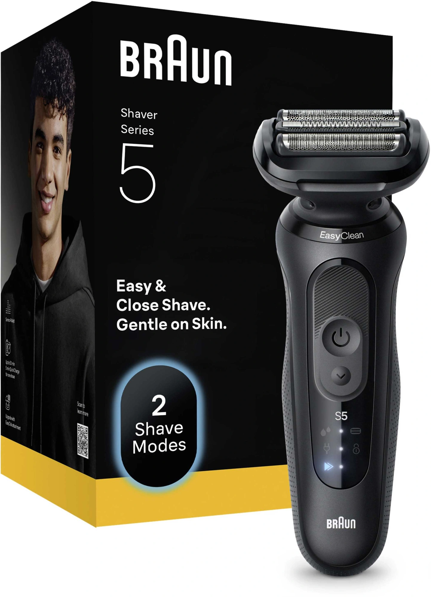 Бритва сетчатая Braun 52-N1200s реж.эл.:3 питан.:аккум. черный — миниатюра 3