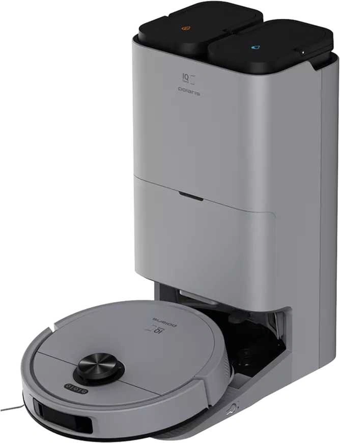 Пылесос-робот Polaris IQ Home PVCRAC 7790 Pro 90Вт графит/серый (в компл.:2мешка) — миниатюра 2
