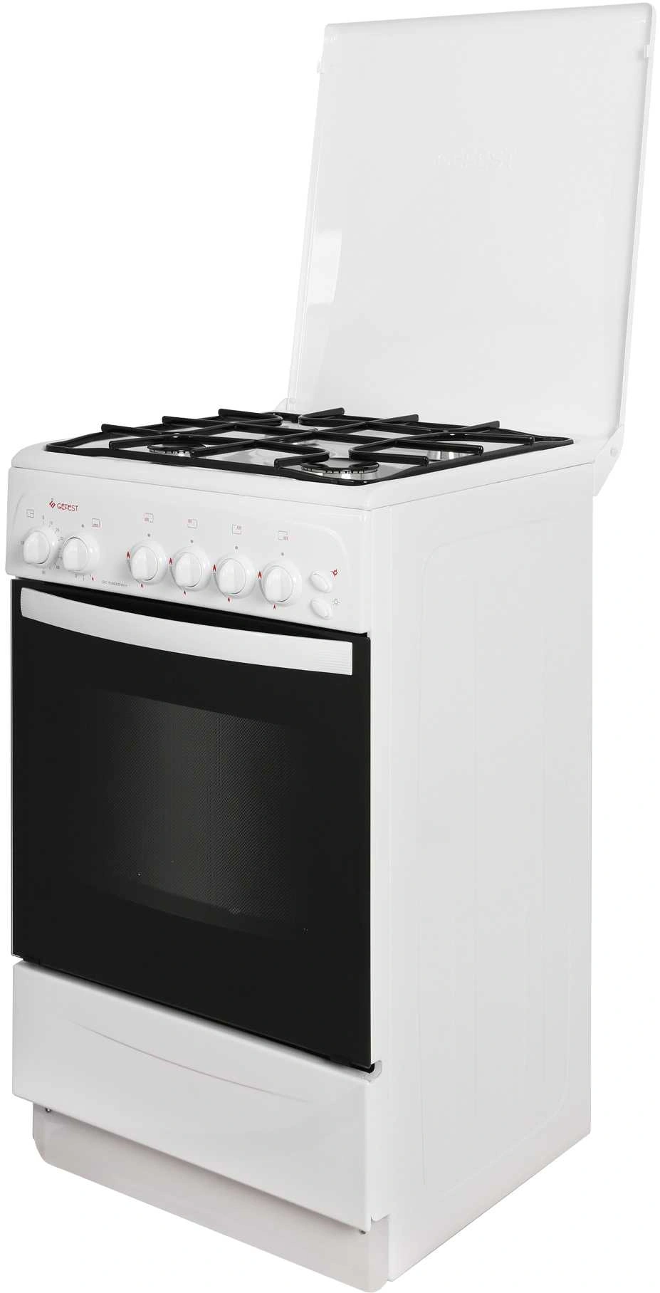 Плита Газовая Gefest GC 532E5WH белый (эмалированная крышка) реш.сталь — миниатюра 5