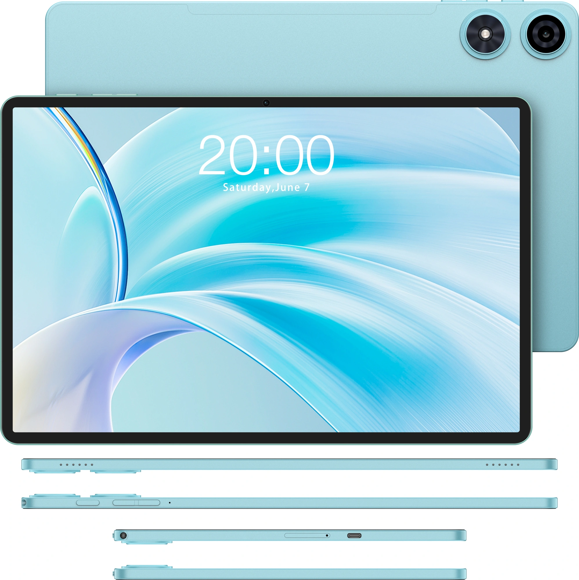 Планшет Teclast P50 premium set T7250 (1.8) 8C RAM8Gb ROM128Gb 10.92" IPS 1280x800 4G Android 16 голубой 8Mpix 5Mpix BT WiFi microSD 1Tb 7000mAh 12hr — миниатюра 8