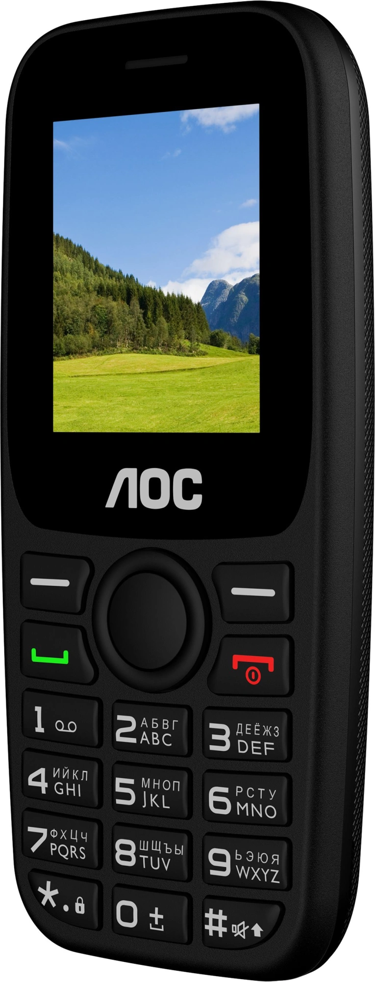 Мобильный телефон AOC 170 A черный моноблок 2Sim 1.77" 128x160 RTOS GSM900/1800 FM — миниатюра 5