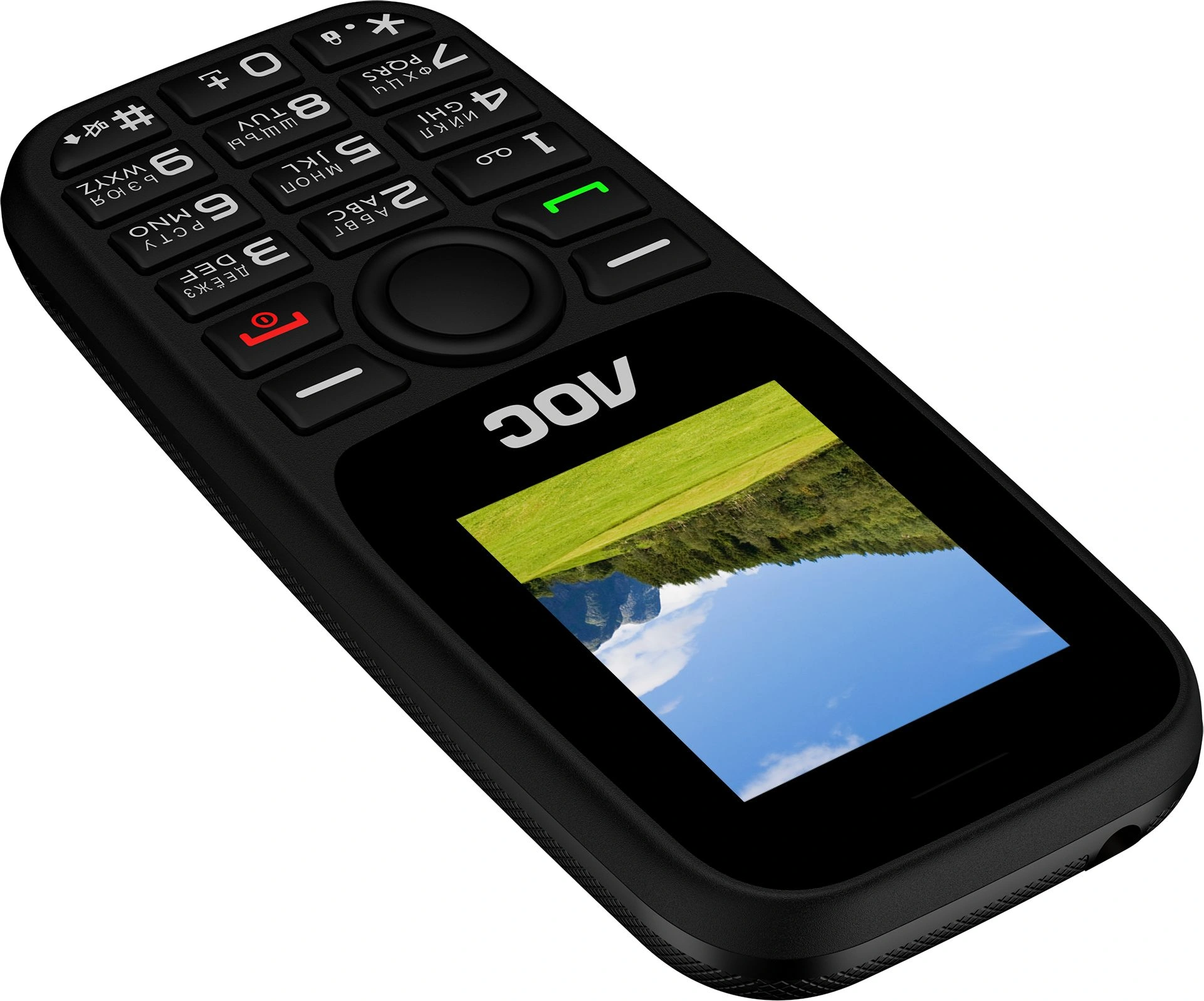 Мобильный телефон AOC 170 A черный моноблок 2Sim 1.77" 128x160 RTOS GSM900/1800 FM — миниатюра 3