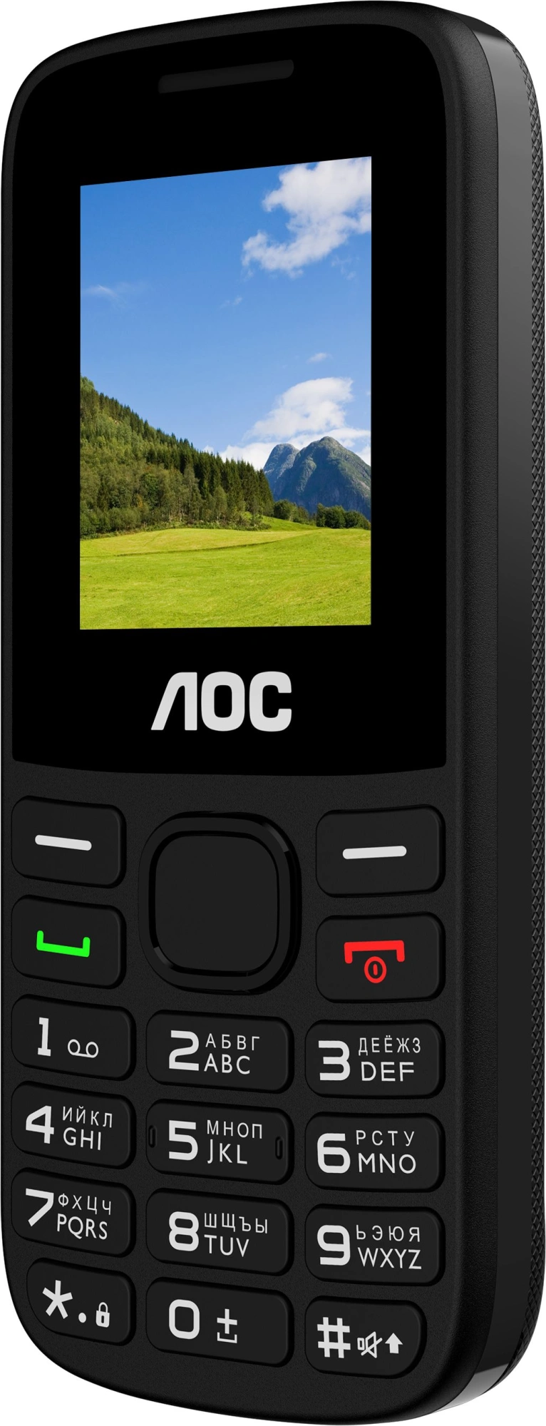 Мобильный телефон AOC 175 A черный моноблок 2Sim 1.77" 128x160 RTOS 0.08Mpix GSM900/1800 FM microSD max32Gb — миниатюра 5