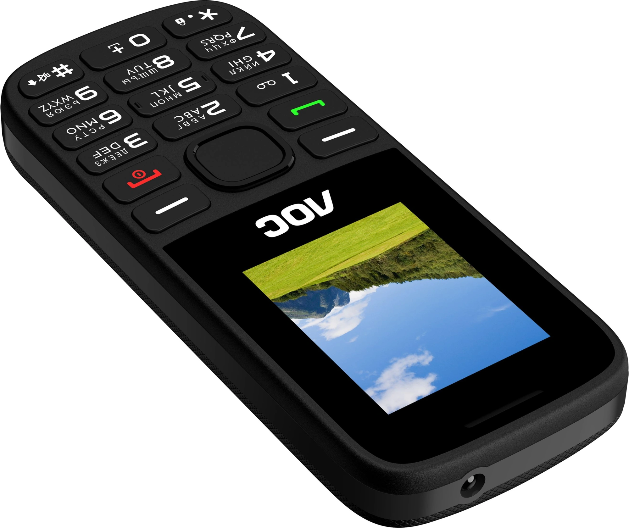 Мобильный телефон AOC 175 A черный моноблок 2Sim 1.77" 128x160 RTOS 0.08Mpix GSM900/1800 FM microSD max32Gb — миниатюра 3