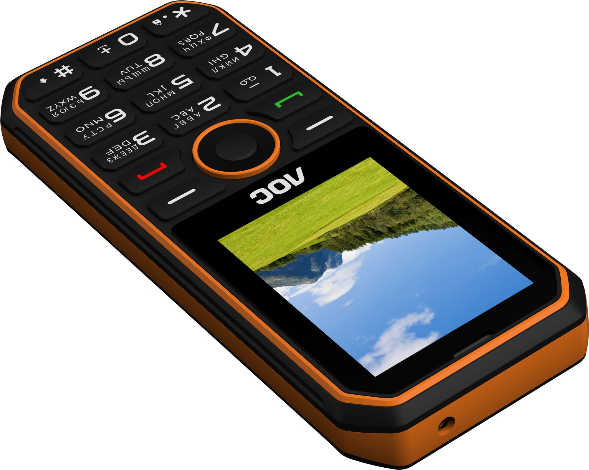 Мобильный телефон AOC 248 A черный моноблок 2Sim 2.4" 240x320 RTOS 0.3Mpix GSM900/1800 FM microSD max32Gb — миниатюра 3