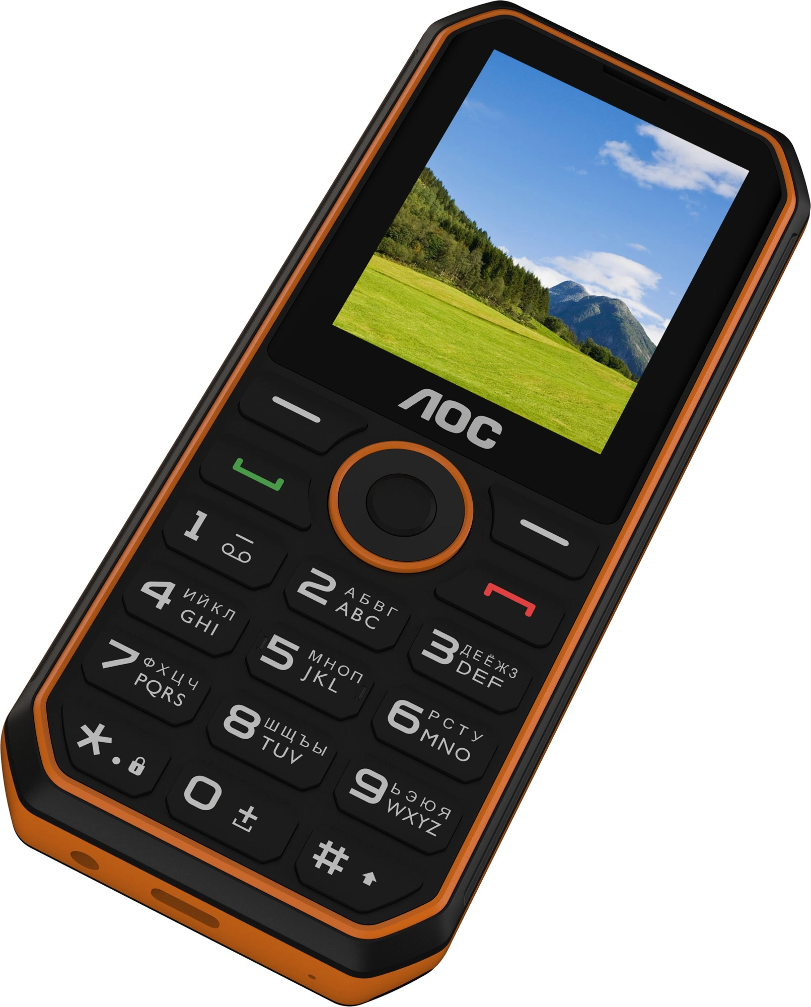 Мобильный телефон AOC 248 A черный моноблок 2Sim 2.4" 240x320 RTOS 0.3Mpix GSM900/1800 FM microSD max32Gb — миниатюра 4