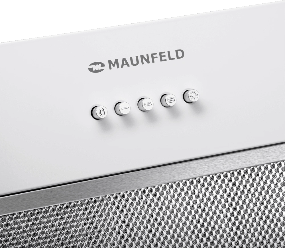 Вытяжка встраиваемая Maunfeld UNO 60 POWER белый управление: кнопочное (1 мотор) — миниатюра 11