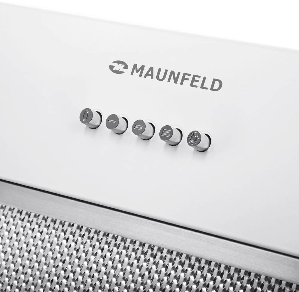 Вытяжка встраиваемая Maunfeld UNO 60 POWER белый управление: кнопочное (1 мотор) — миниатюра 12
