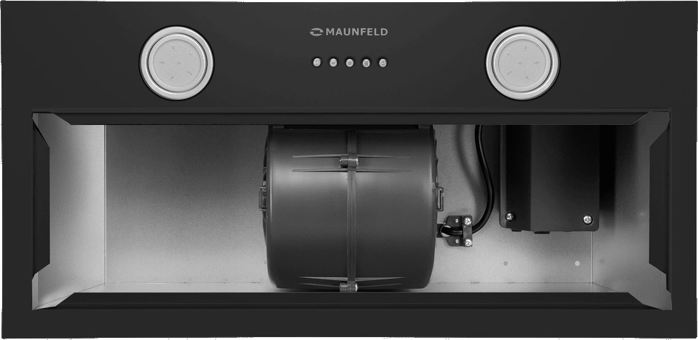 Вытяжка встраиваемая Maunfeld UNO 60 POWER черный управление: кнопочное (1 мотор) — миниатюра 5