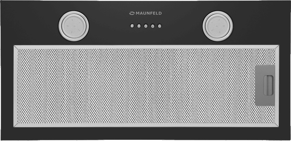 Вытяжка встраиваемая Maunfeld UNO 60 черный управление: кнопочное (1 мотор) — миниатюра 4