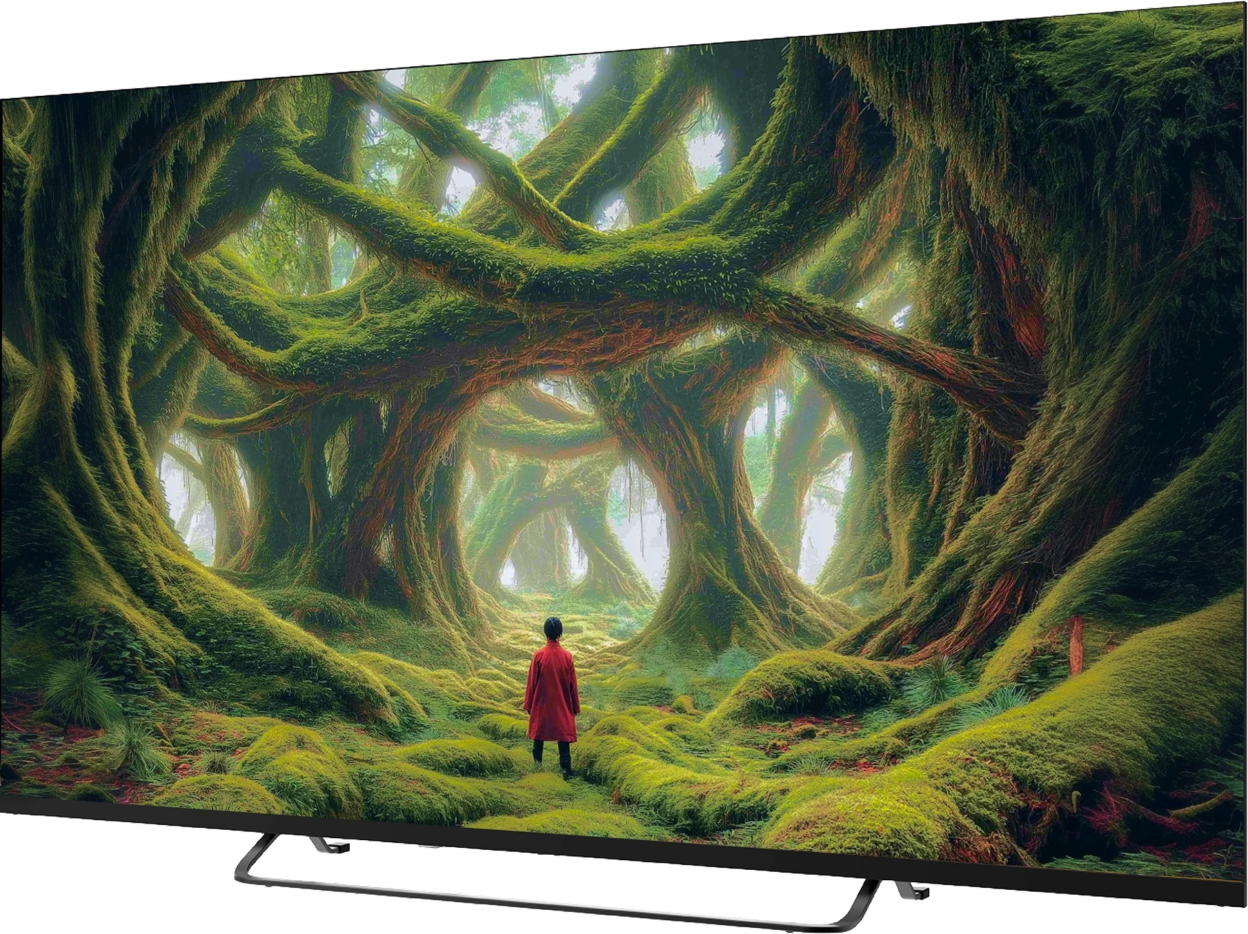 Телевизор LED Sber 65" SDX-65U5500MBB Салют ТВ Frameless черный 4K Ultra HD 60Hz DVB-T DVB-T2 DVB-C DVB-S DVB-S2 USB WiFi Smart TV (RUS) — миниатюра 3