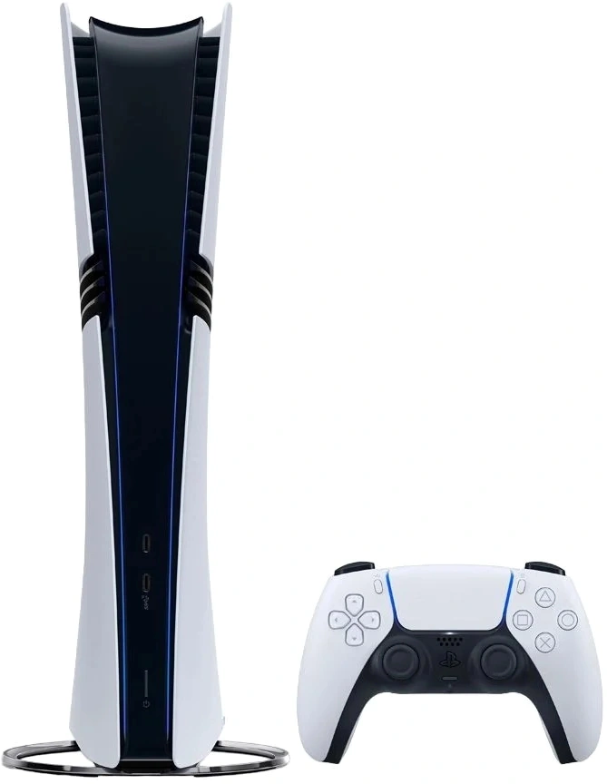Игровая консоль PlayStation 5 Pro Digital CFI-7119B01 белый/черный — миниатюра 2