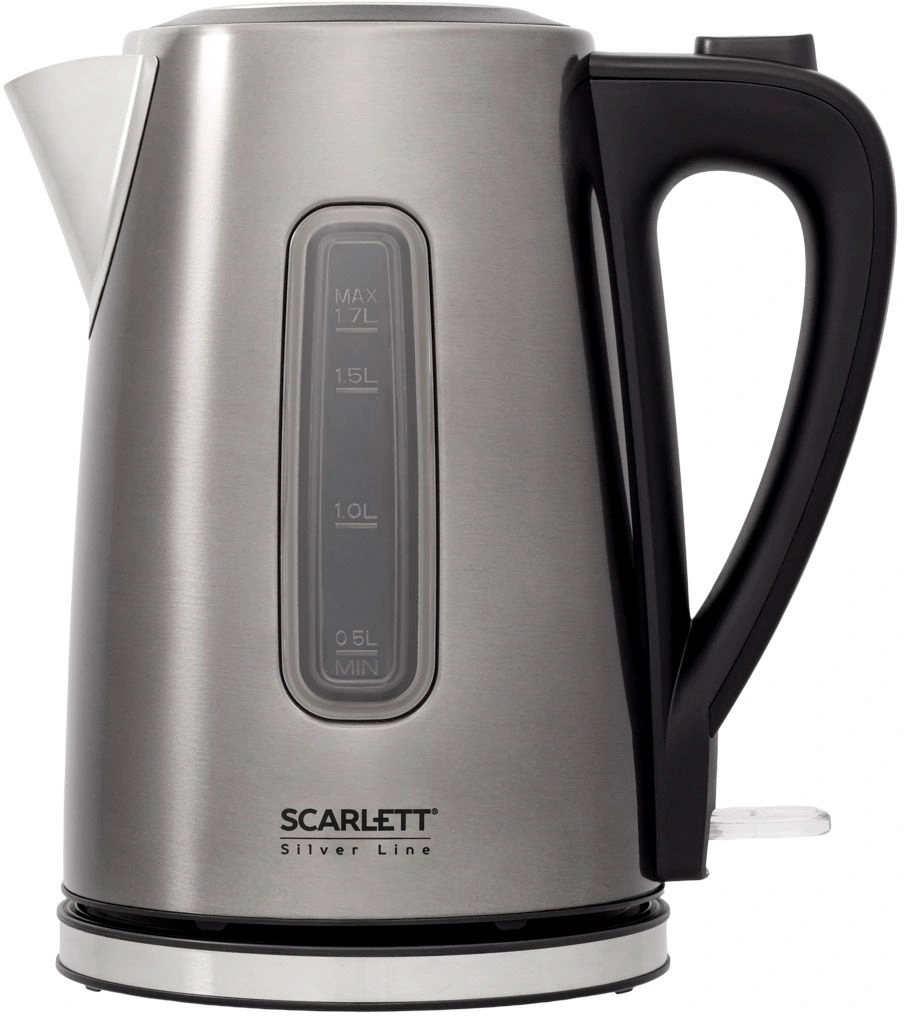Чайник электрический Scarlett SC-EK21S103 1.7л. 2200Вт графит корпус: нерж.сталь/пластик