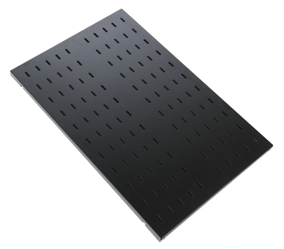 Полка стационарная ЦМО СВ-100-9005 0.5U нагр.:45кг. 19" 1000мм черный (упак.:1шт) — фото 1
