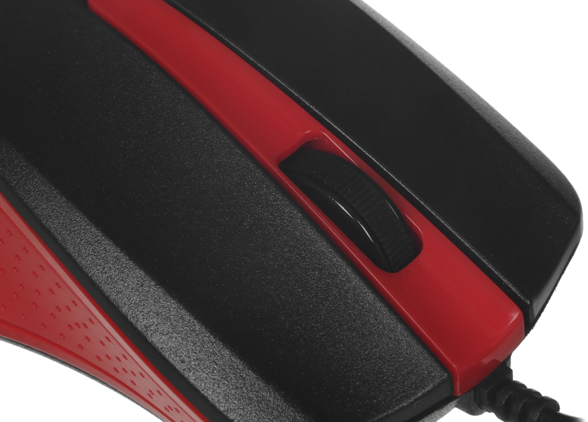 Мышь Оклик 225M черный/красный оптическая 1200dpi USB для ноутбука 3but (288237) — миниатюра 11