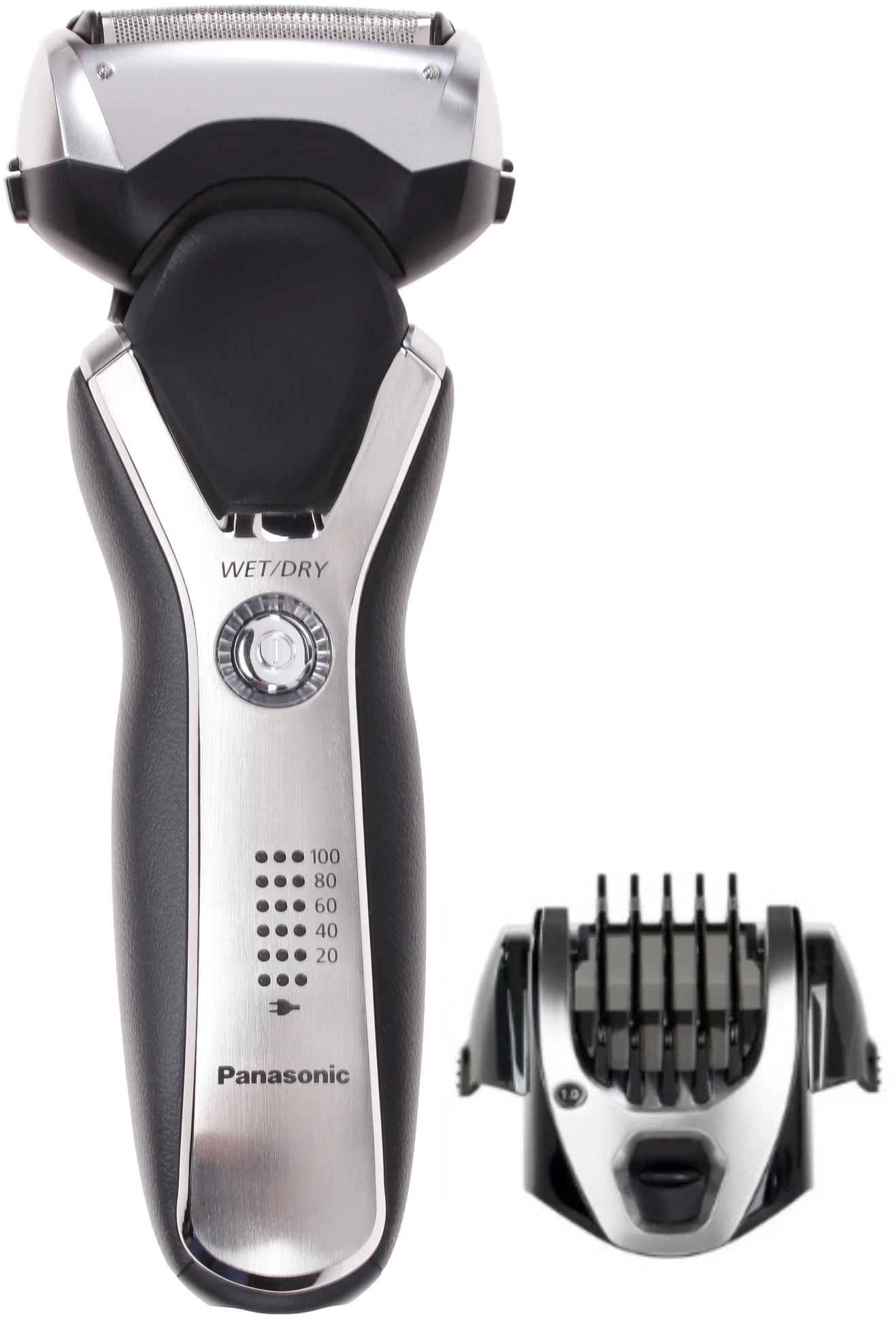 Бритва сетчатая Panasonic ES-RT77-S520 реж.эл.:3 питан.:аккум. серебристый/черный