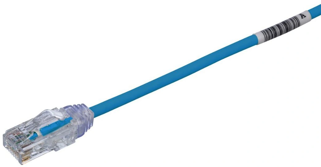 Патч-корд Panduit UTPSPL8MBUY UTP RJ-45 вил.-вилка RJ-45 кат.6 8м синий LSZH (уп.:1шт) — фото 1