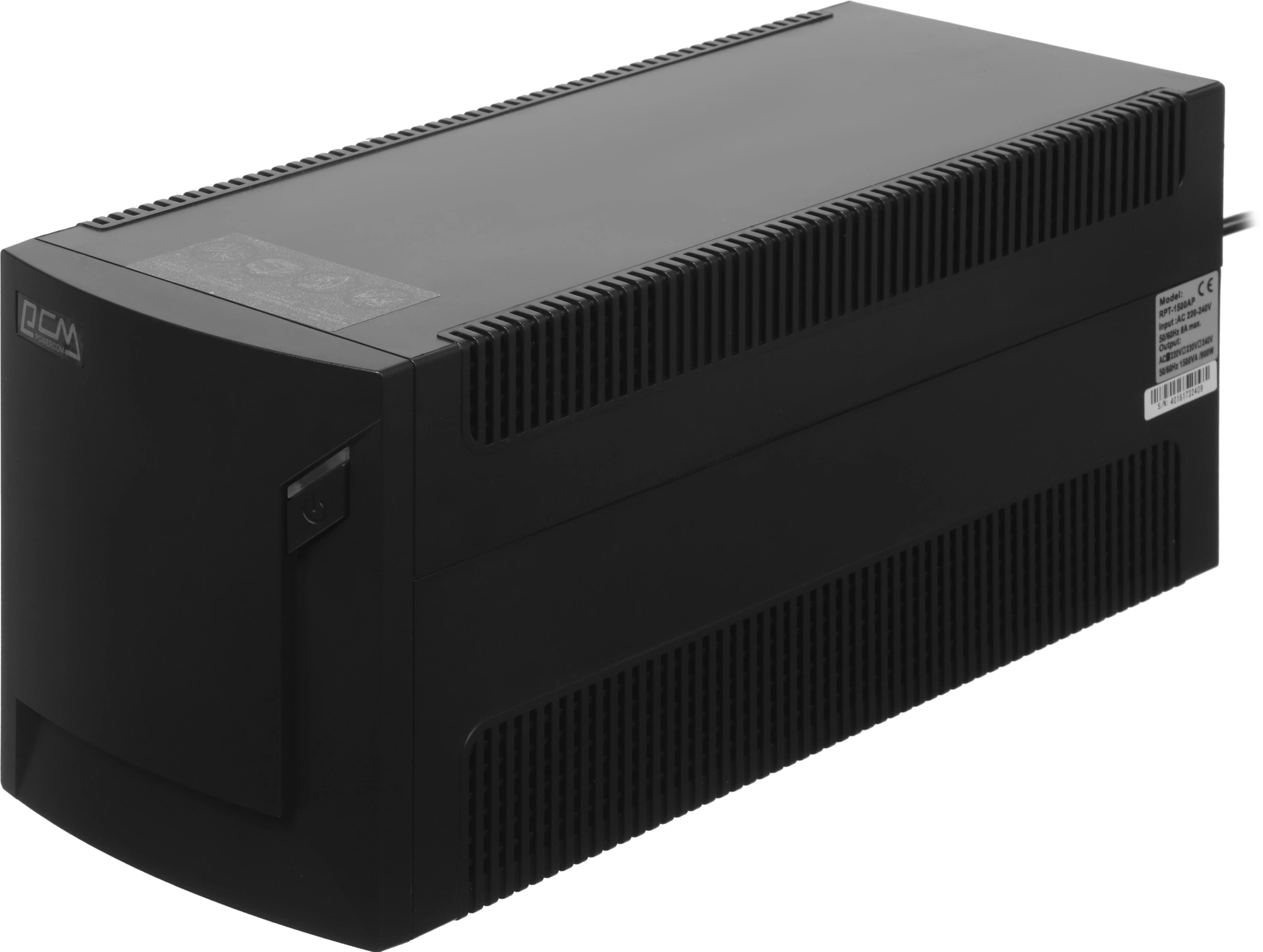 Источник бесперебойного питания Powercom Raptor RPT-1500AP 900Вт 1500ВА черный — миниатюра 12