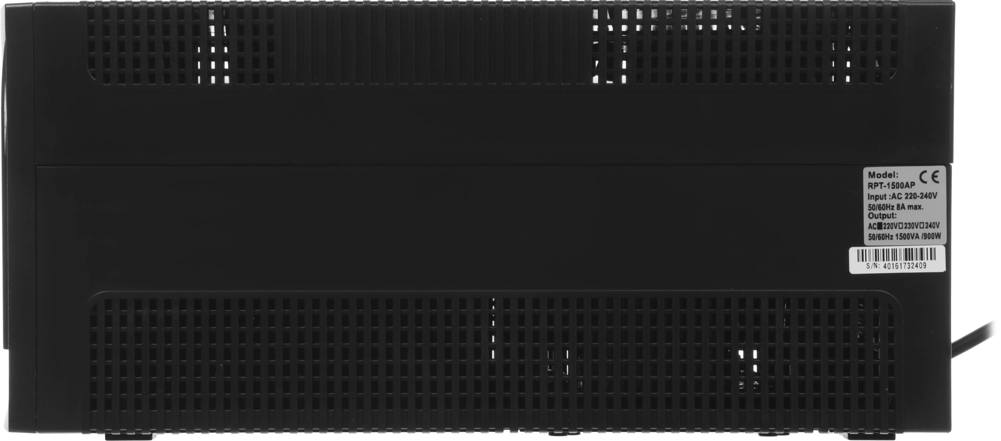 Источник бесперебойного питания Powercom Raptor RPT-1500AP 900Вт 1500ВА черный — миниатюра 13