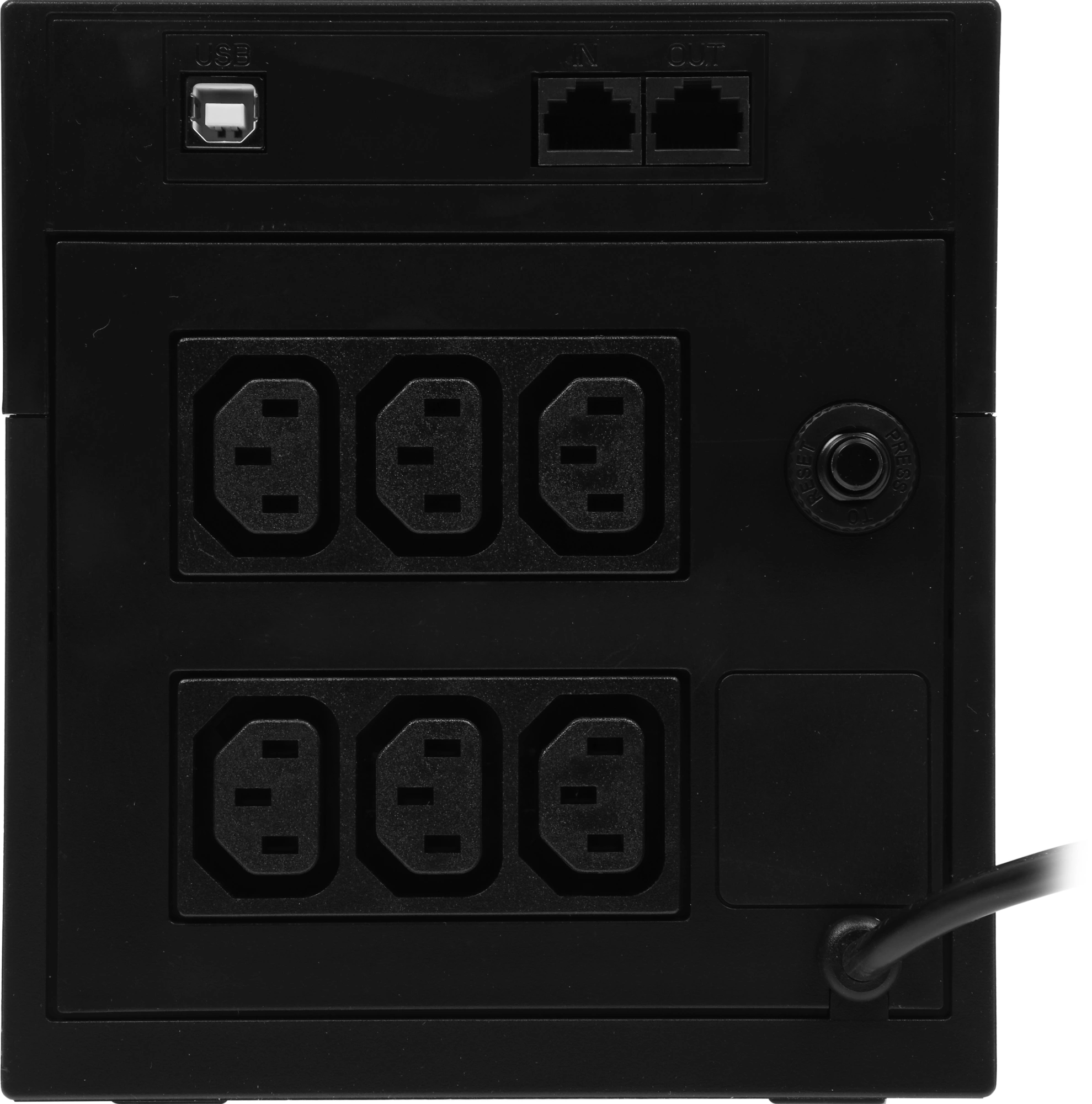 Источник бесперебойного питания Powercom Raptor RPT-2000AP 1200Вт 2000ВА черный — миниатюра 3
