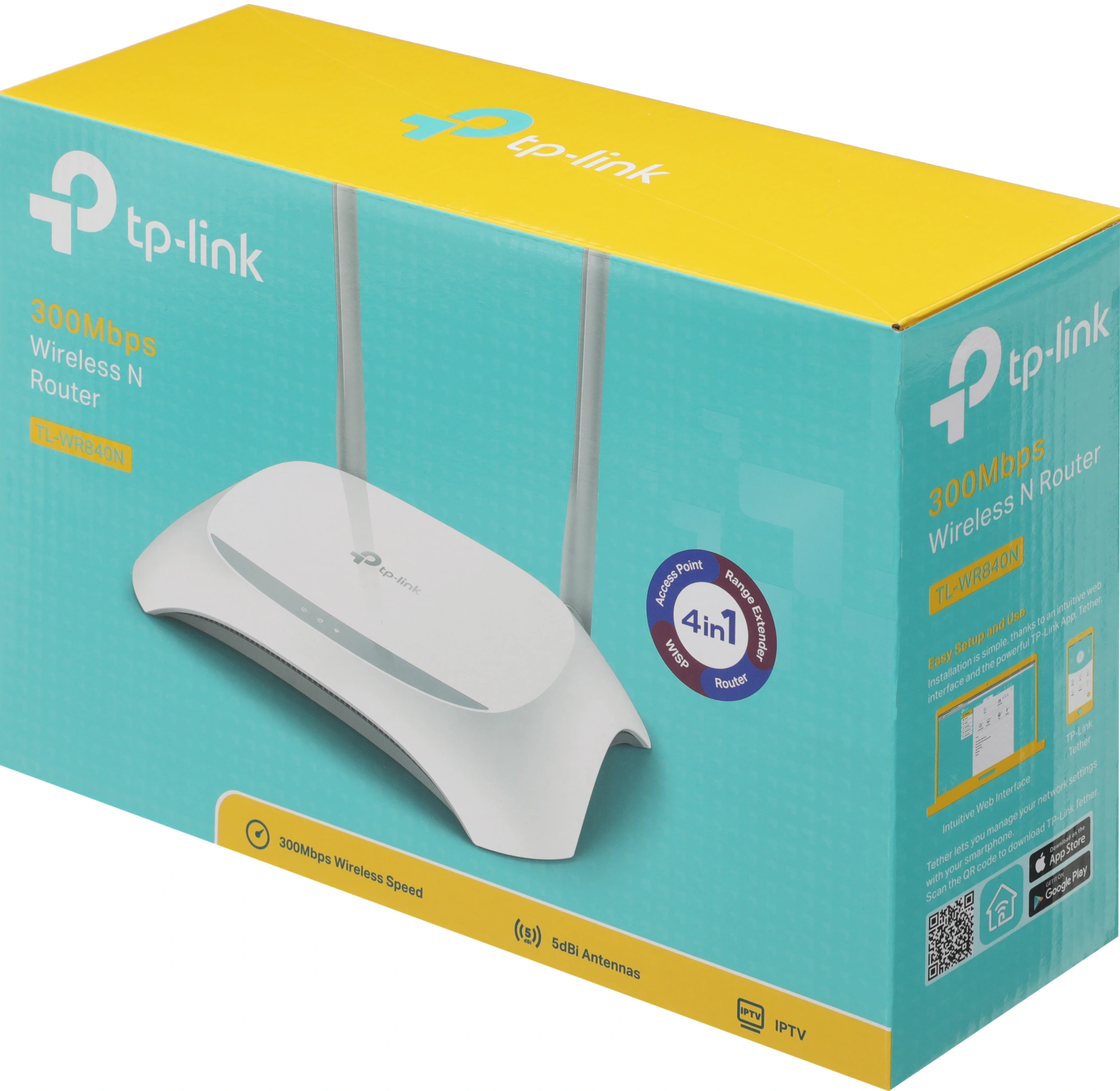 Роутер беспроводной TP-Link TL-WR840N N300 10/100BASE-TX белый — миниатюра 12