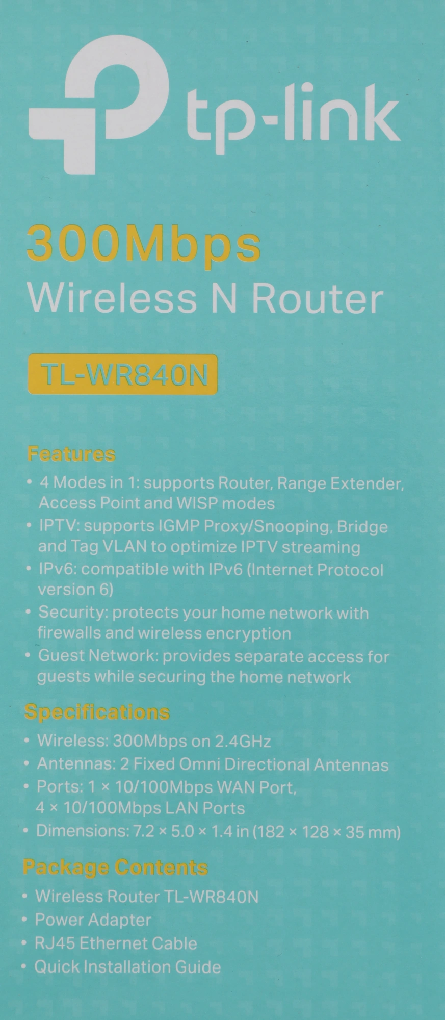 Роутер беспроводной TP-Link TL-WR840N N300 10/100BASE-TX белый — миниатюра 14