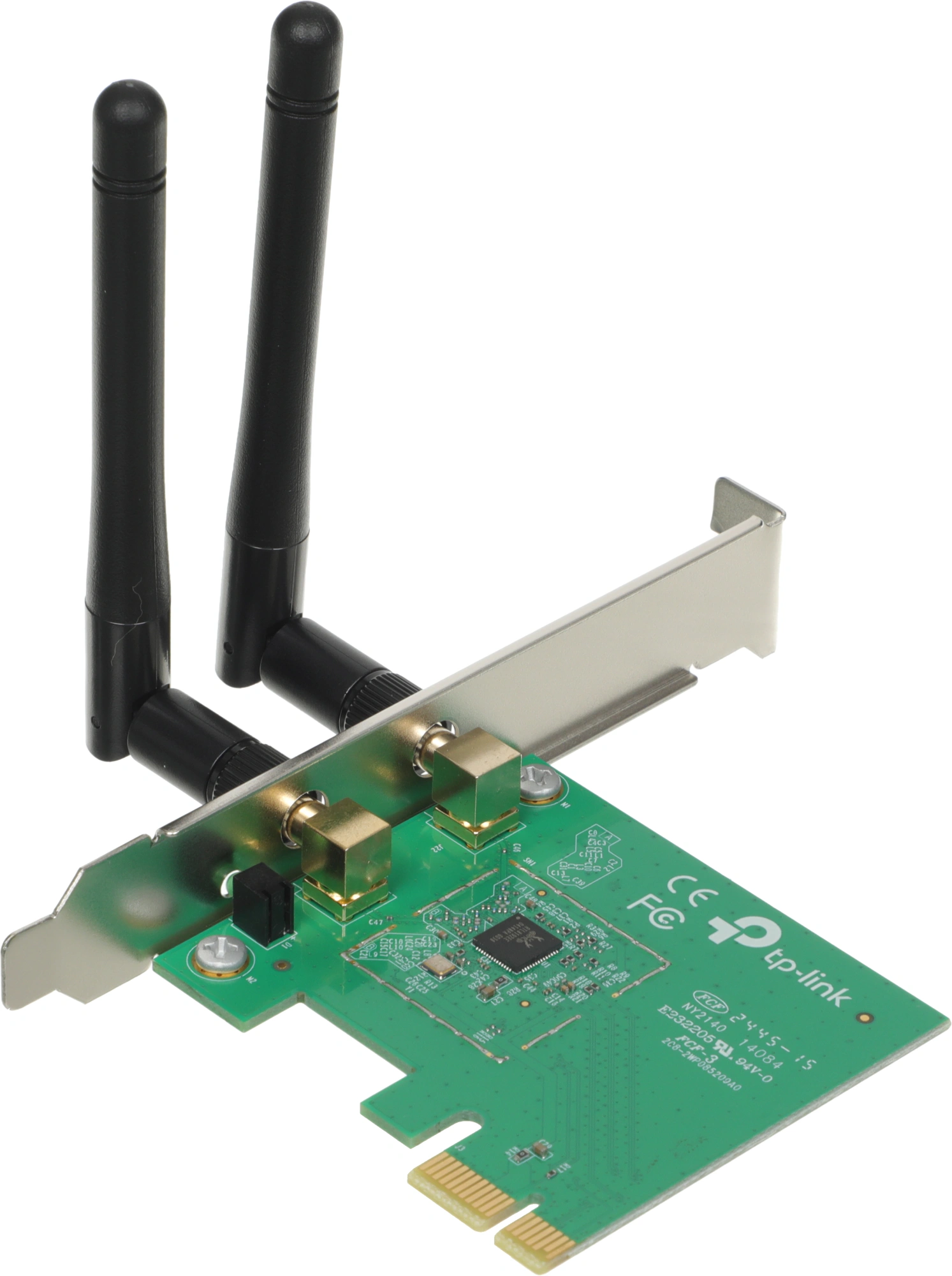 Сетевой адаптер Wi-Fi TP-Link TL-WN881ND N300 PCI Express (ант.внеш.съем) 2ант. — миниатюра 2