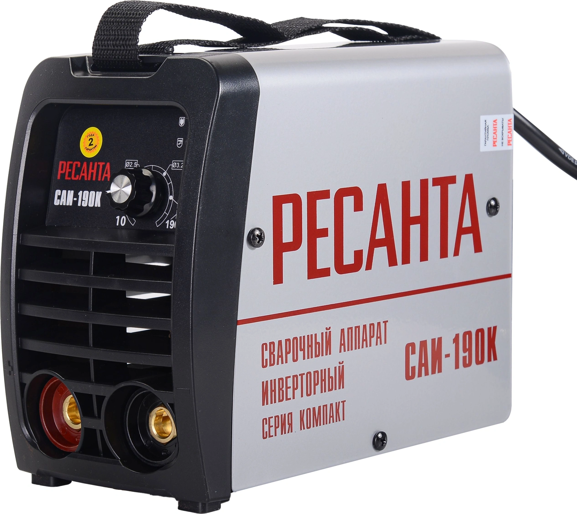 Сварочный аппарат Ресанта САИ-190К инвертор ММА DC 6.5кВт — миниатюра 7