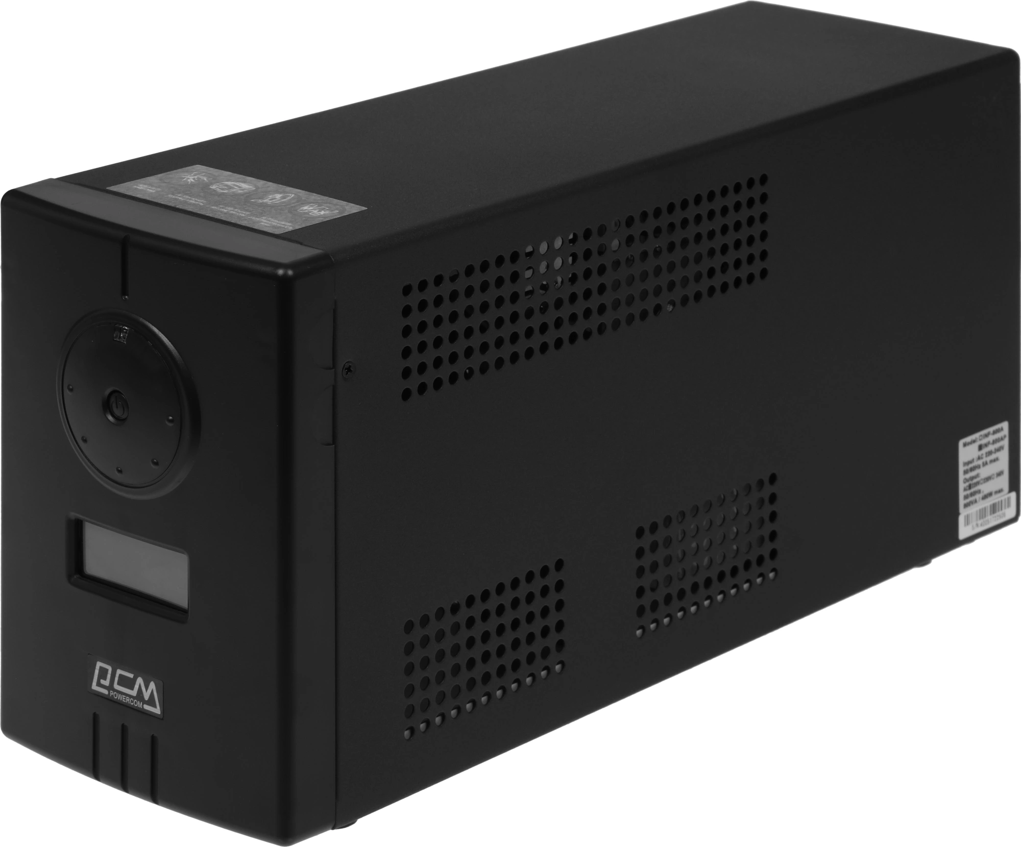 Источник бесперебойного питания Powercom Infinity, Line-Interactive, 800VA/480W, Tower, 2xSchuko, LCD, USB (314809)