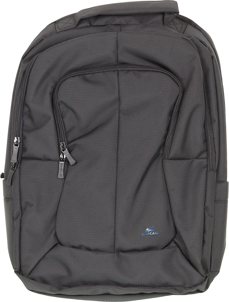 Рюкзак для ноутбука 17" Riva 8460 черный полиэстер (8460 BLACK) — миниатюра 4