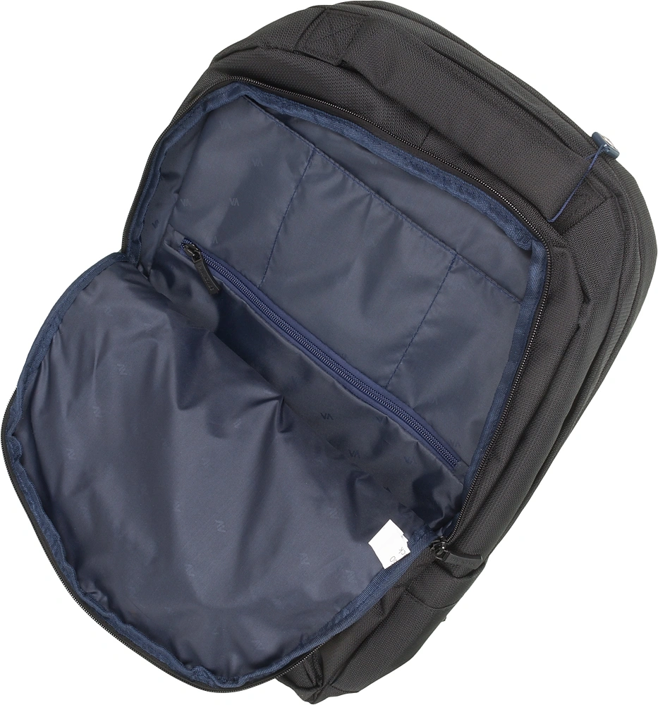 Рюкзак для ноутбука 17" Riva 8460 черный полиэстер (8460 BLACK) — миниатюра 7