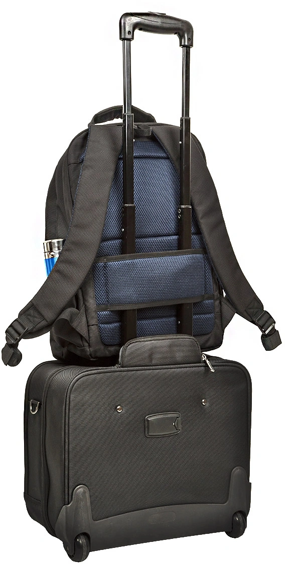 Рюкзак для ноутбука 17" Riva 8460 черный полиэстер (8460 BLACK) — миниатюра 10