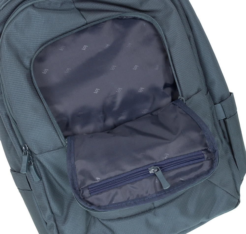 Рюкзак для ноутбука 17" Riva 8460 аквамарин полиэстер женский дизайн (8460 AQUAMARINE) — миниатюра 9