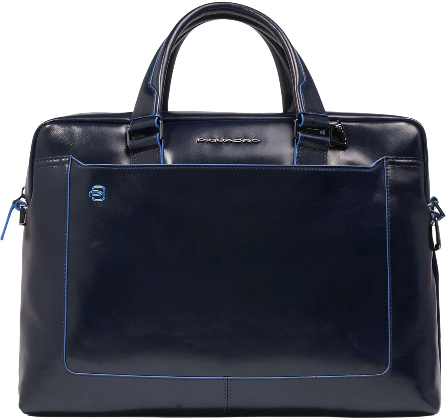 Деловая сумка Piquadro Blue Square CA3335B2/BLU2 с отделением для ноутбука 15" синяя натур.кожа — миниатюра 4