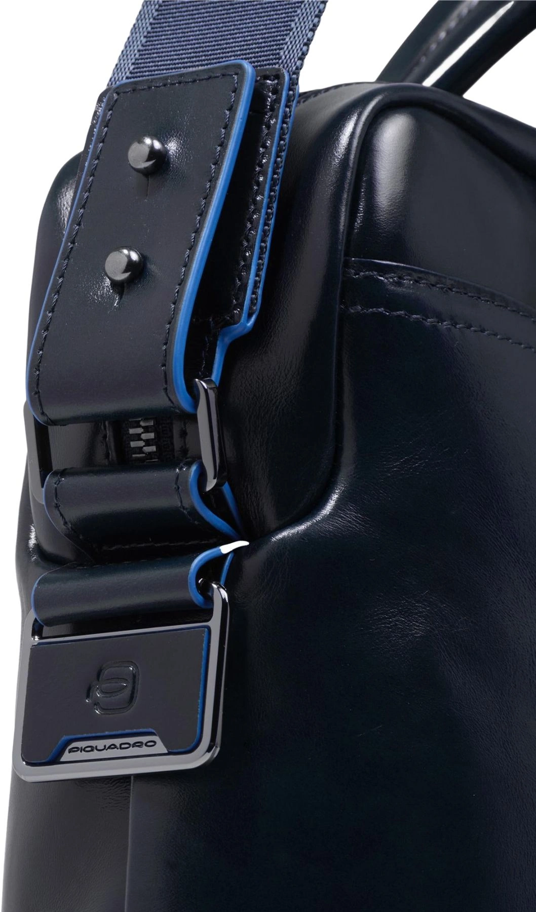 Деловая сумка Piquadro Blue Square CA3335B2/BLU2 с отделением для ноутбука 15" синяя натур.кожа — миниатюра 9
