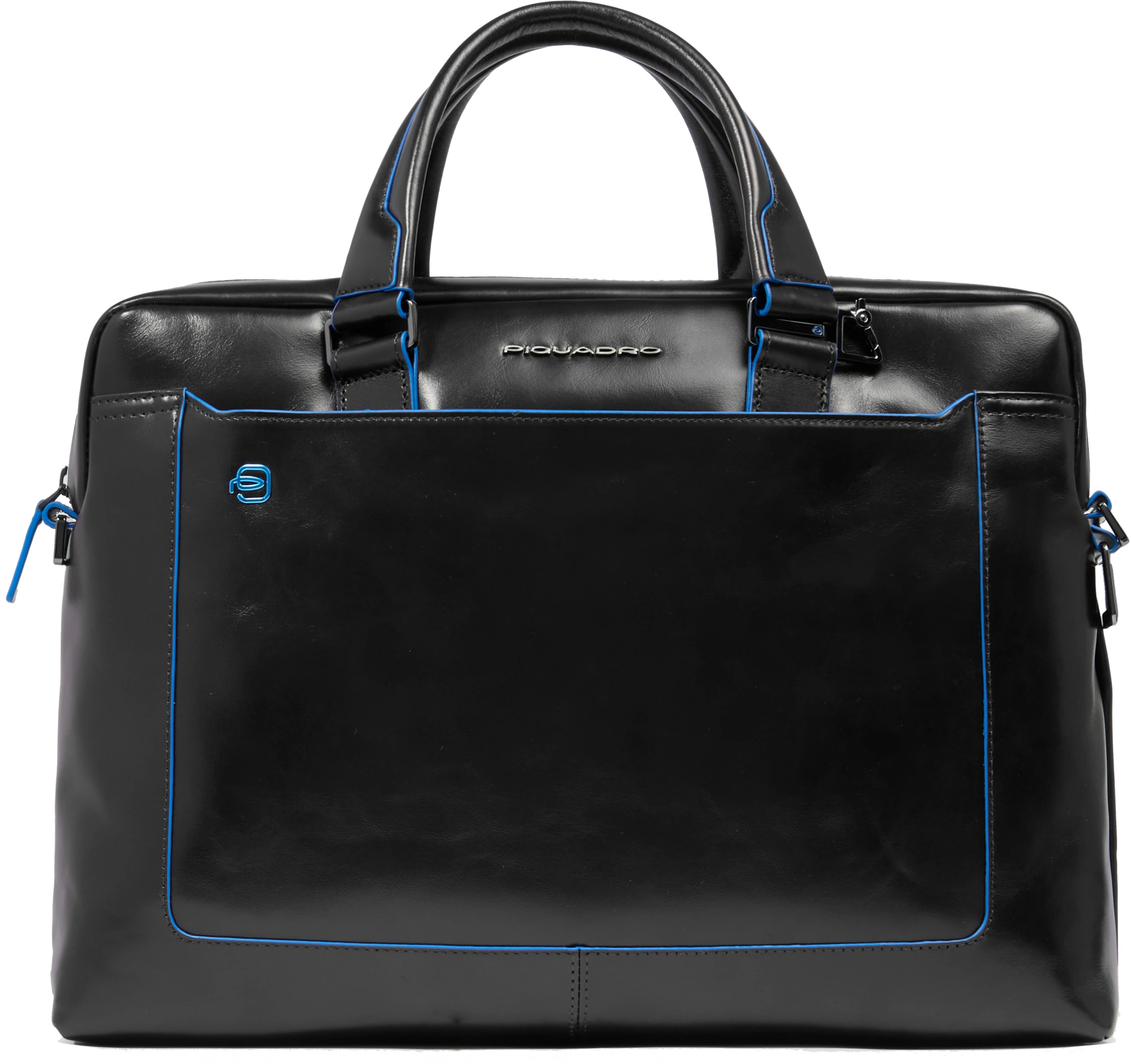 Деловая сумка Piquadro Blue Square CA3335B2/N с отделением для ноутбука 15" черная натур.кожа — миниатюра 4