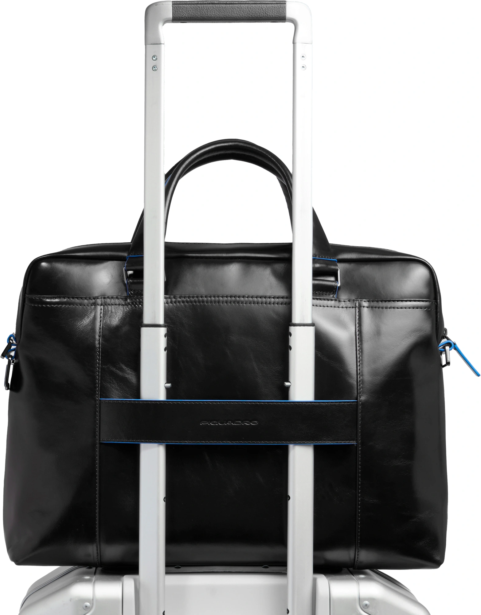 Деловая сумка Piquadro Blue Square CA3335B2/N с отделением для ноутбука 15" черная натур.кожа — миниатюра 6