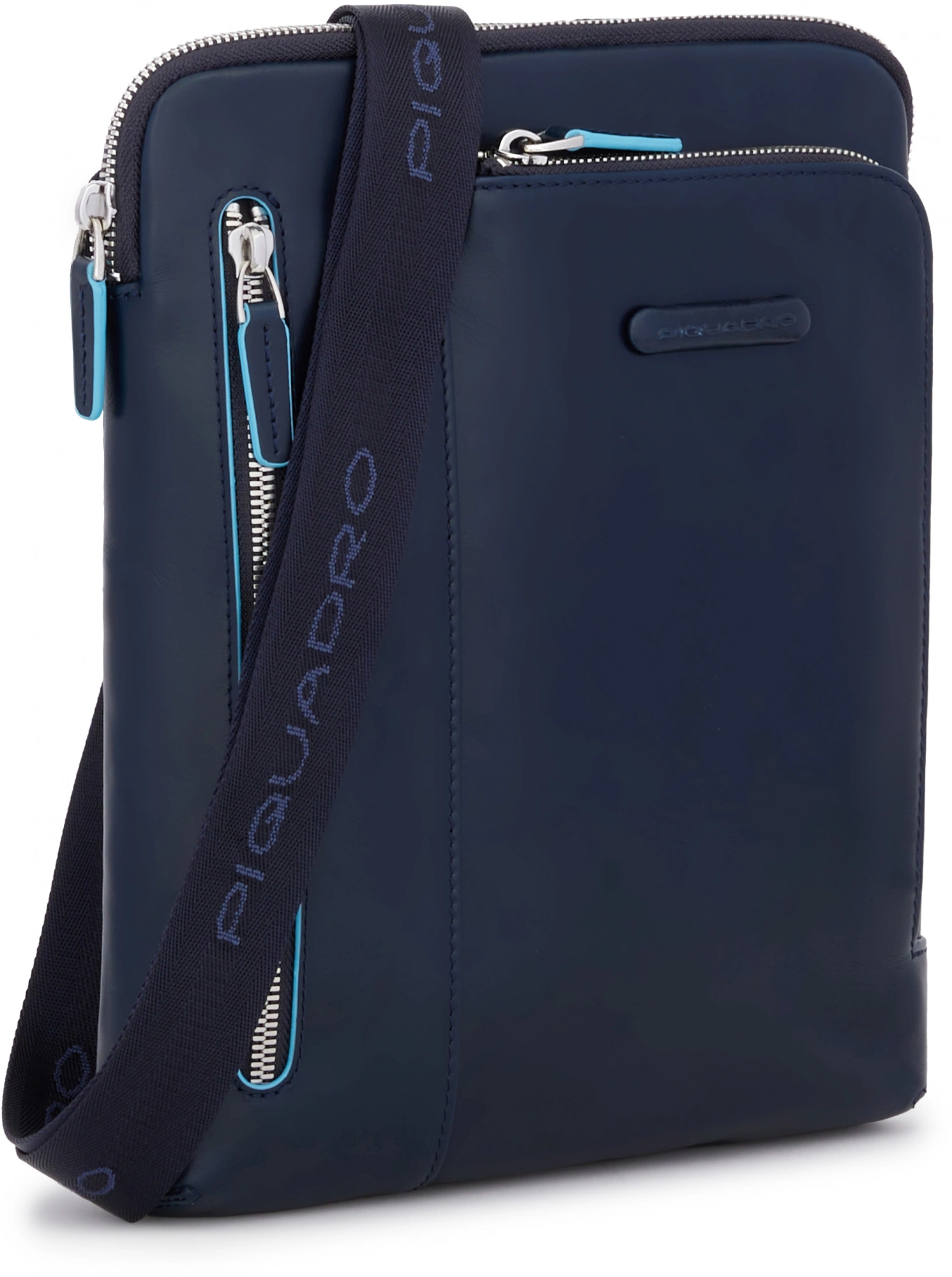 Сумка мужская Piquadro Blue Square CA1816B2/BLU2 синяя натур.кожа — миниатюра 2