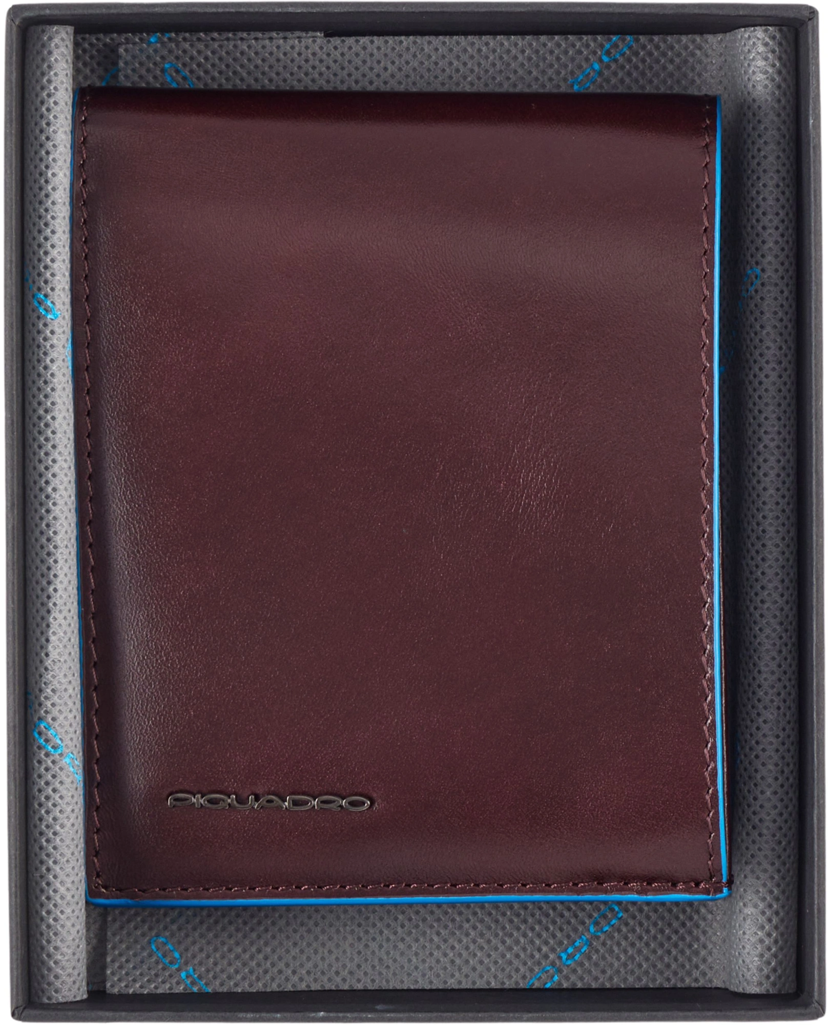 Кошелек мужской Piquadro Blue Square PU1240B2R/MO коричневый натур.кожа — миниатюра 3