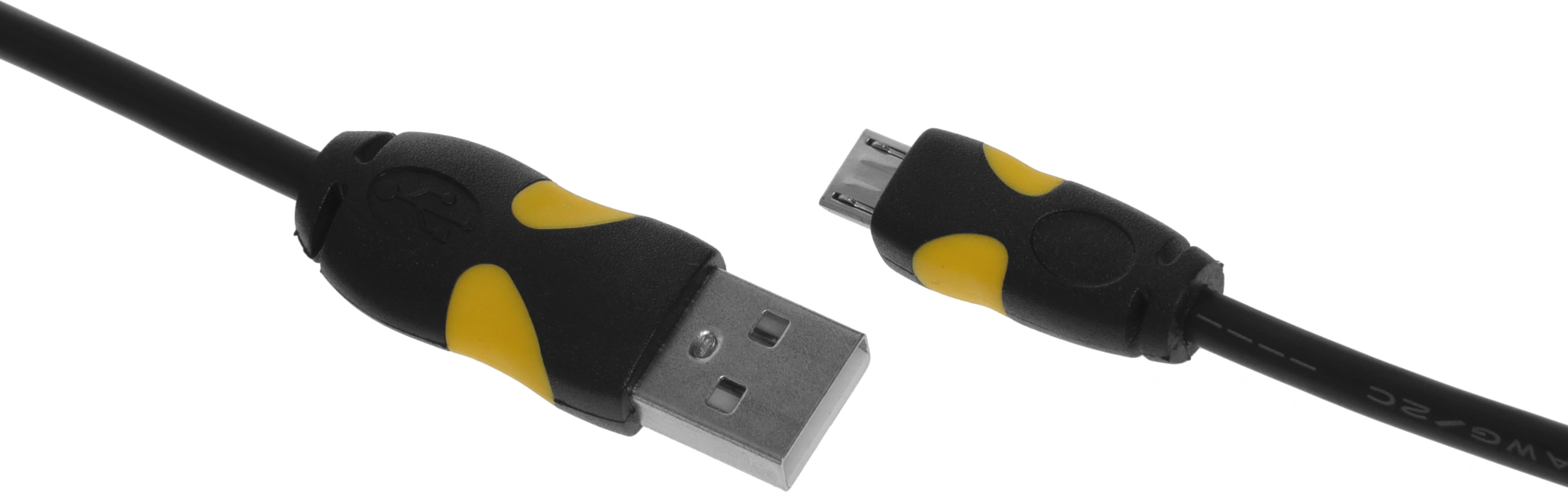 Кабель 2A Smooth Connector USB (m)-micro USB (m) 1м черный — миниатюра 3