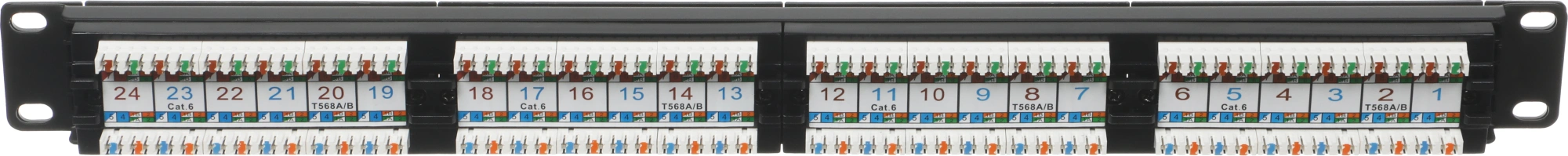 Патч-панель Lanmaster TWT-PP24UTP/6 19" 1U 24xRJ45 кат.6 UTP — миниатюра 5
