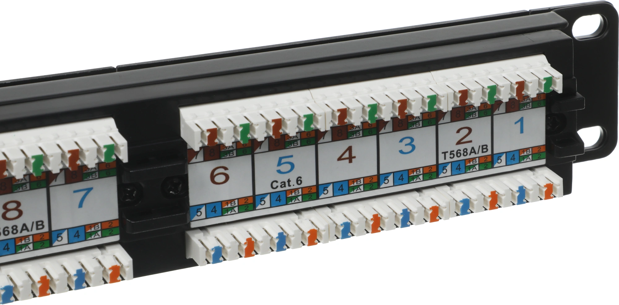 Патч-панель Lanmaster TWT-PP24UTP/6 19" 1U 24xRJ45 кат.6 UTP — миниатюра 6