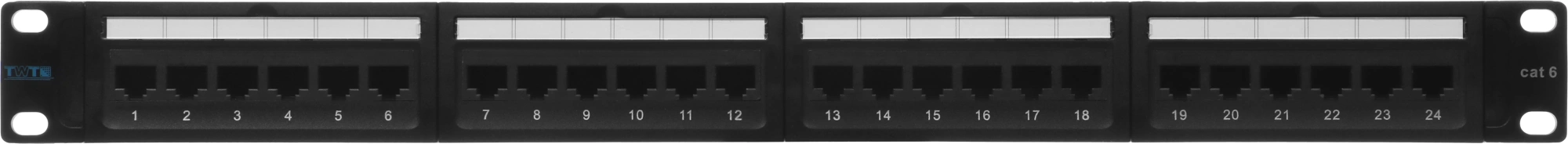 Патч-панель Lanmaster TWT-PP24UTP/6 19" 1U 24xRJ45 кат.6 UTP — миниатюра 7