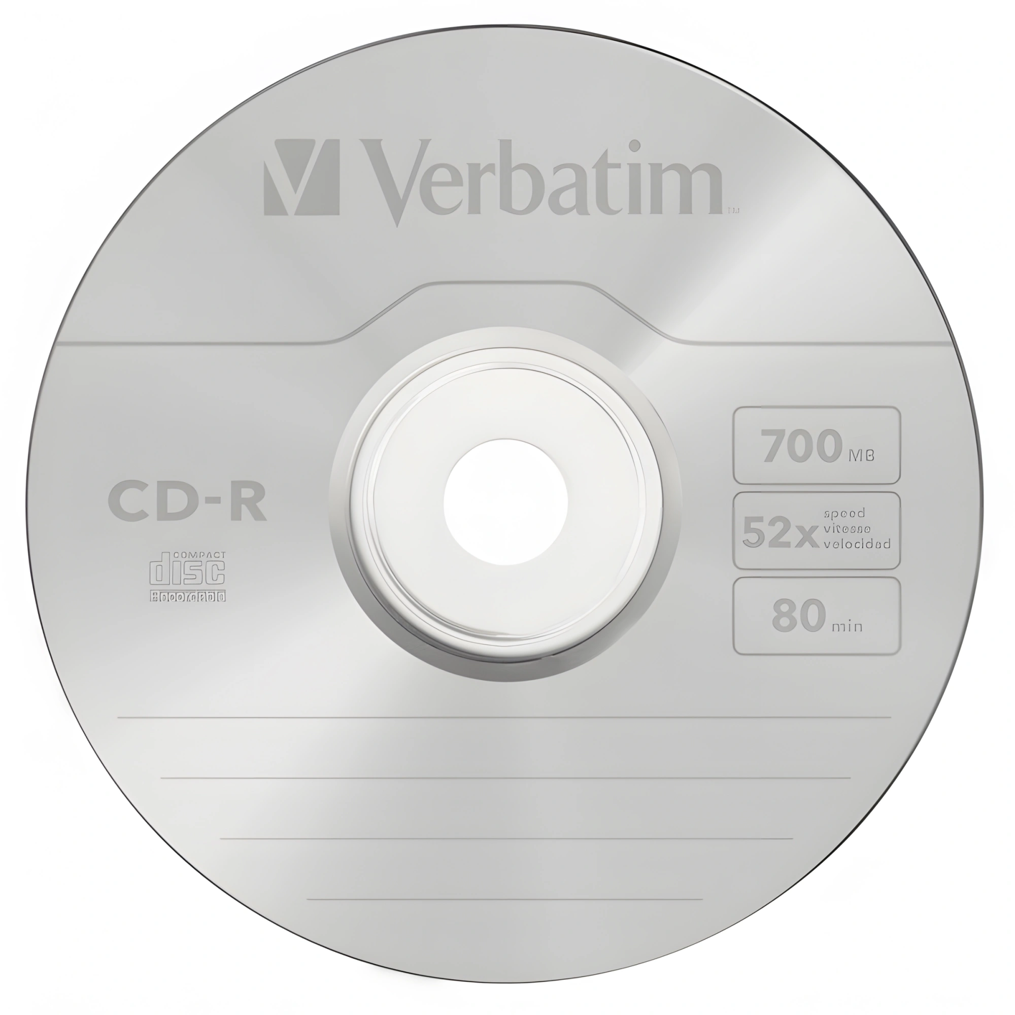 Диск CD-R Verbatim 700Mb 52x Jewel case (10шт) (43327) — миниатюра 3