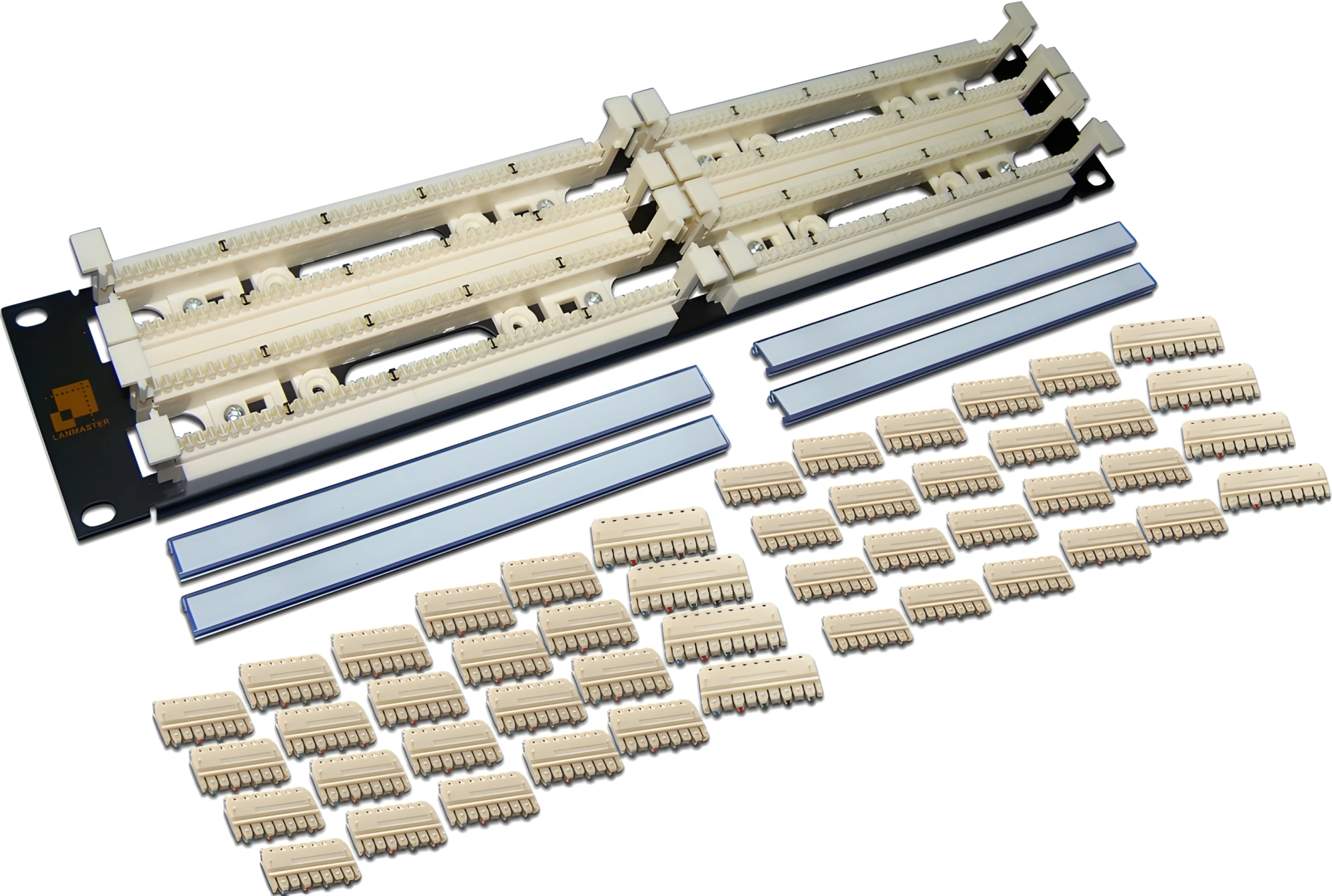Патч-панель Lanmaster LAN-RS110-200FT 19" 2U 100x110 кат.5E — миниатюра 2