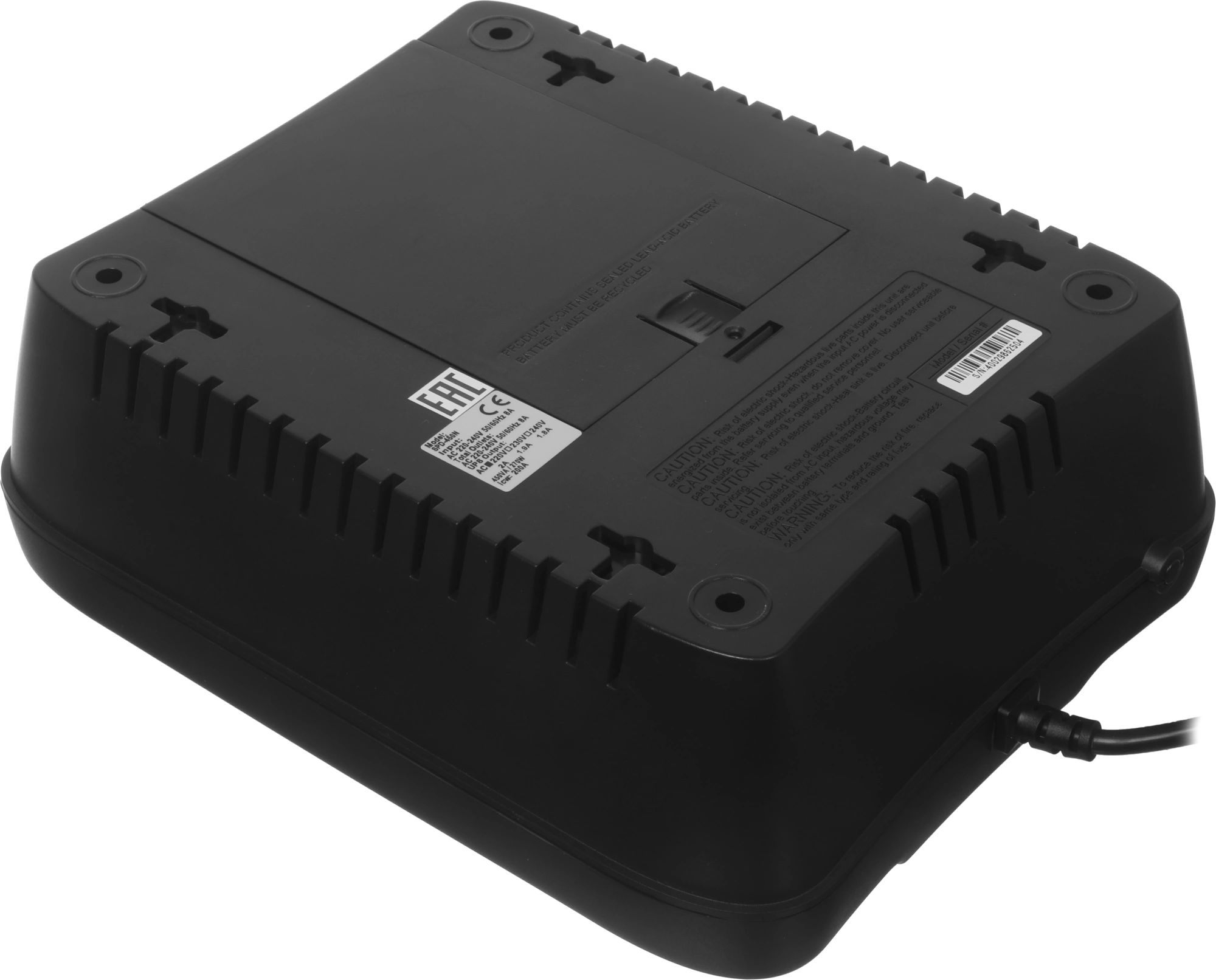 Источник бесперебойного питания Powercom Spider SPD-450N 270Вт 450ВА черный — миниатюра 11