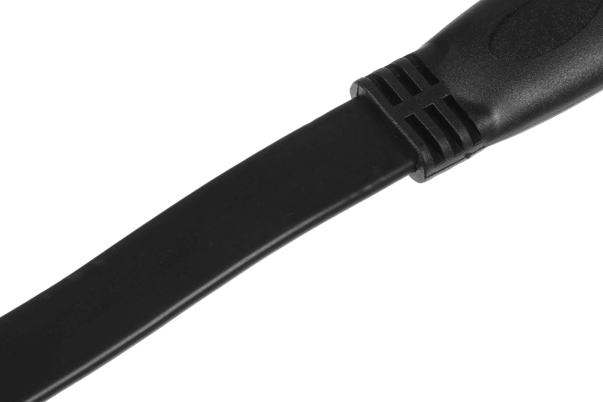 Кабель аудио-видео High Speed ver.1.4 Flat HDMI (m)/HDMI (m) 5м. позолоч.конт. черный — миниатюра 5