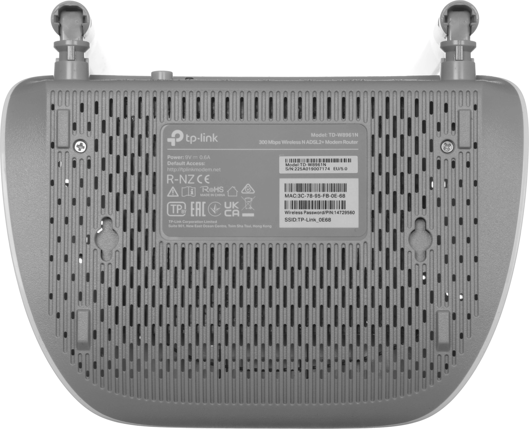 Роутер беспроводной TP-Link TD-W8961N N300 10/100BASE-TX/ADSL белый — миниатюра 12